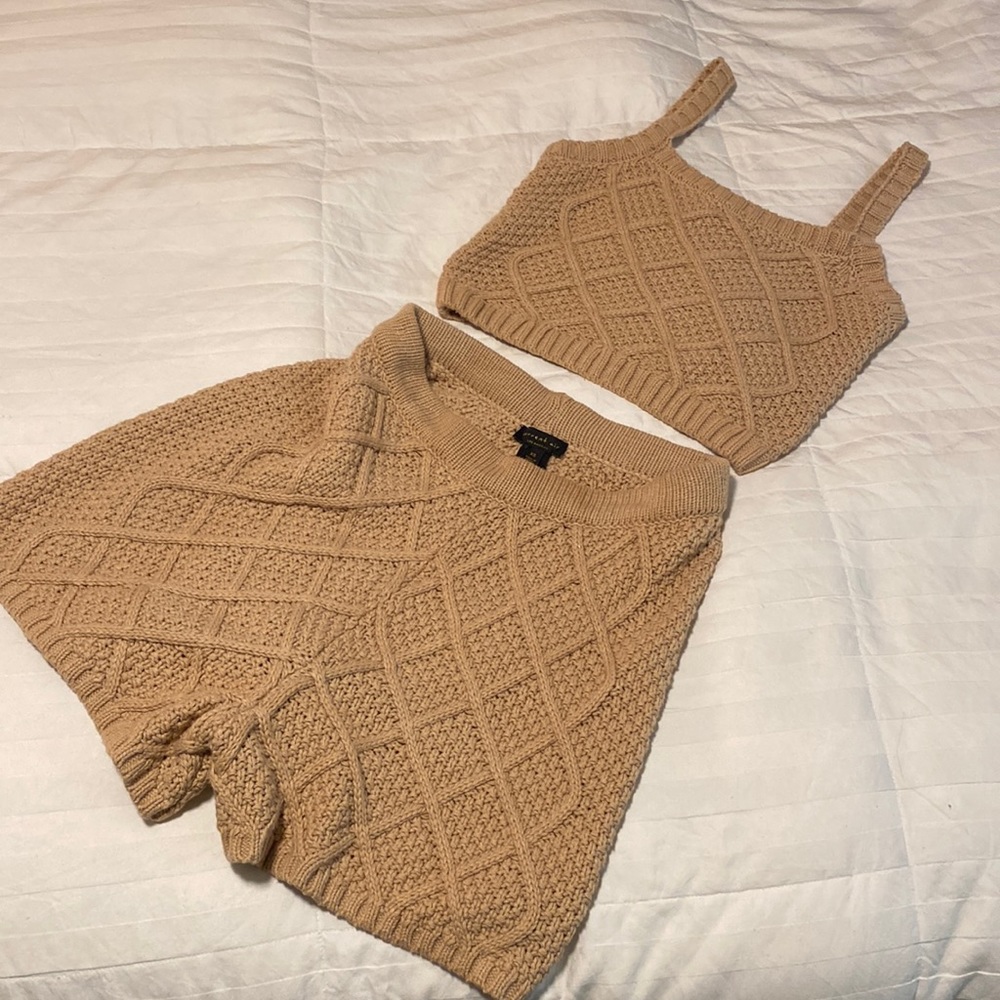 Knit Anthropology Lounge Set XS